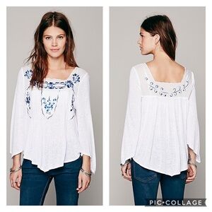 Free People RARE Bed of Roses Top Top Blouse XS